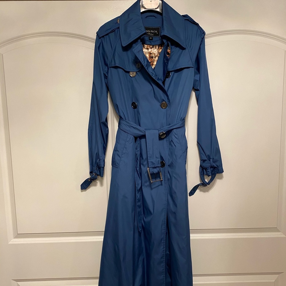 ✨FLASH SALE!!!✨NEW✨PAMELA MCCOY✨CHIC LONG LINED TRENCH COAT